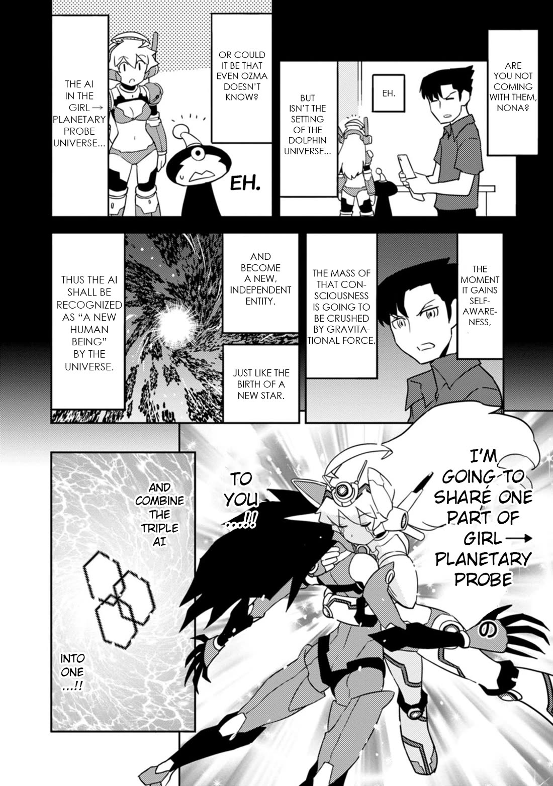 Choukadou Girls Chapter 59 page 13 - Chapter 59: The Planet Where AI Awakens