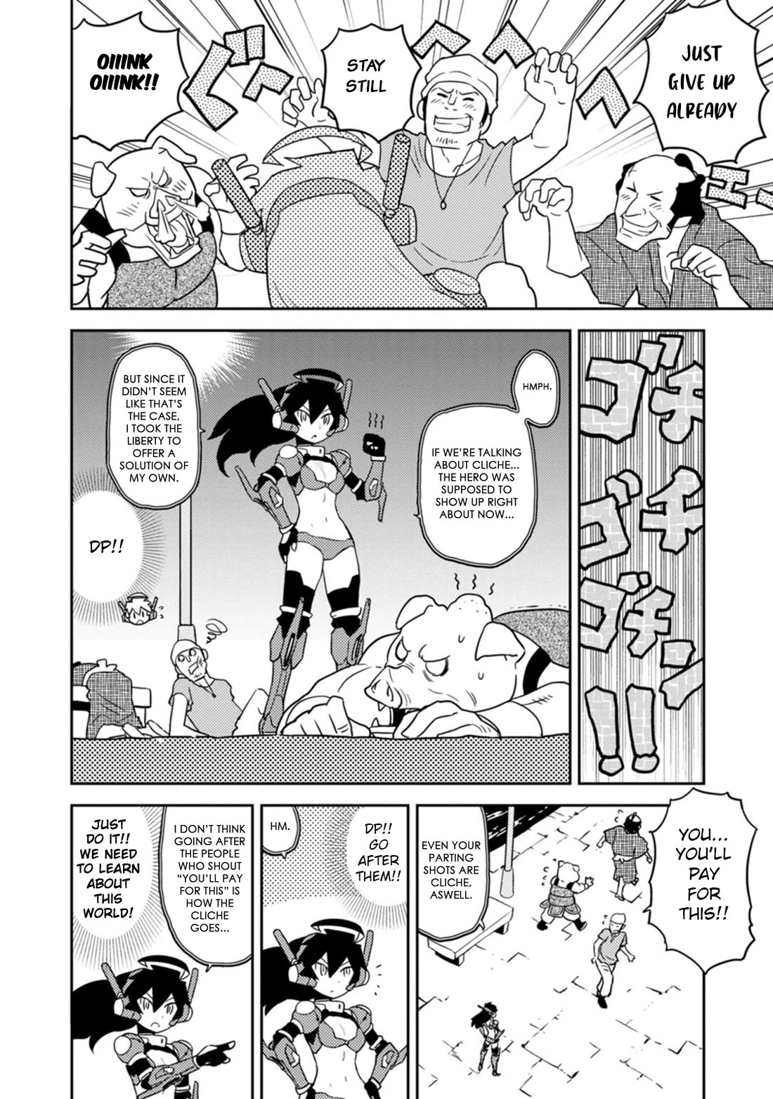 Choukadou Girls Chapter 62 page 4 - Chapter 62: The City of Life of Mob Characters 1