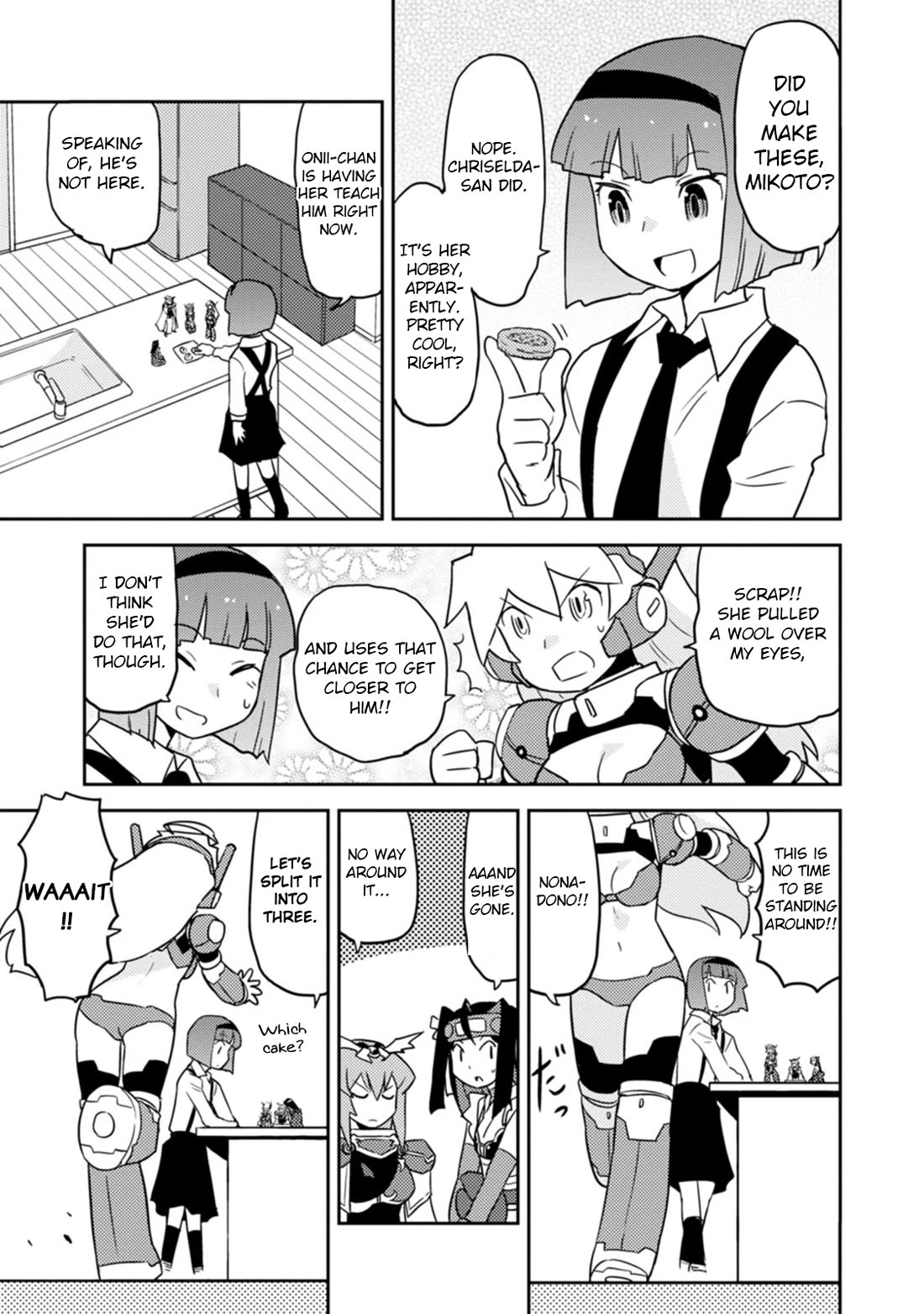 Choukadou Girls Chapter 64 page 7 - Chapter 64: If it's 1/6 We'll Take it