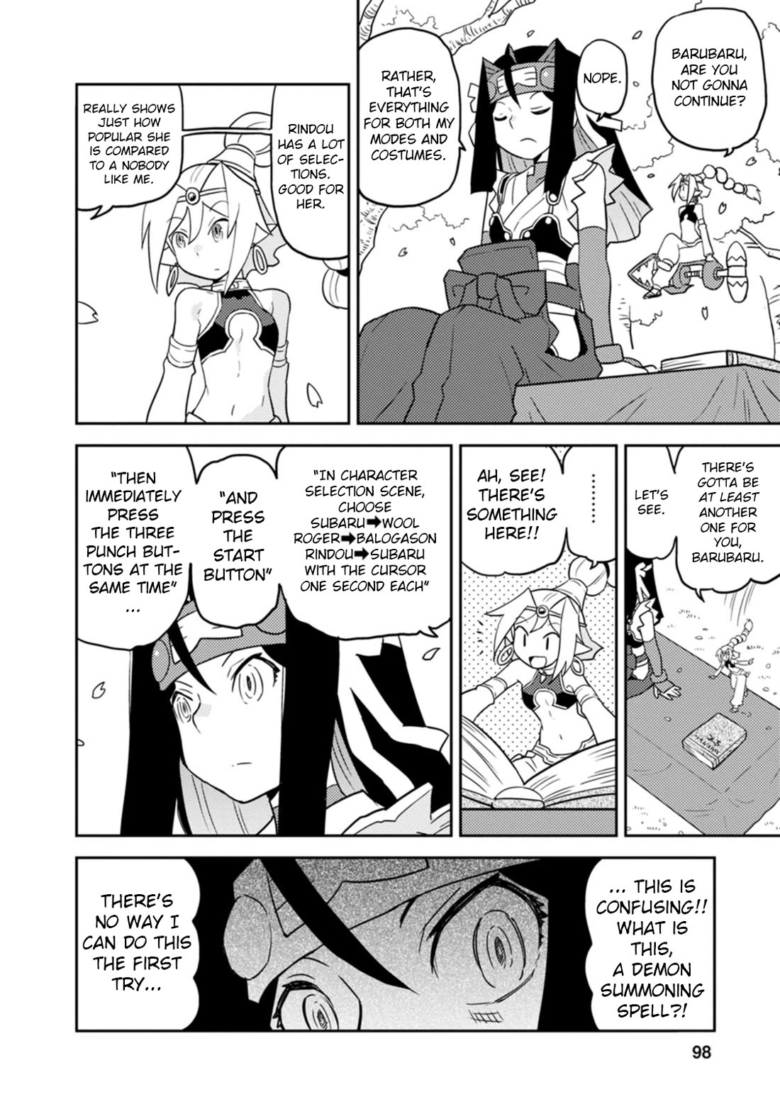 Choukadou Girls Chapter 65 page 10 - Chapter 65: Choose!! Your Only Mode for Me 1
