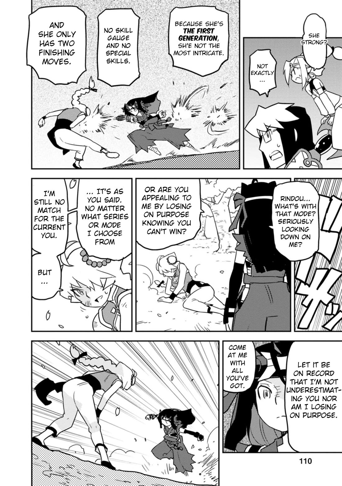Choukadou Girls Chapter 66 page 10 - Chapter 66: Choose!! Your Only Mode for Me 2
