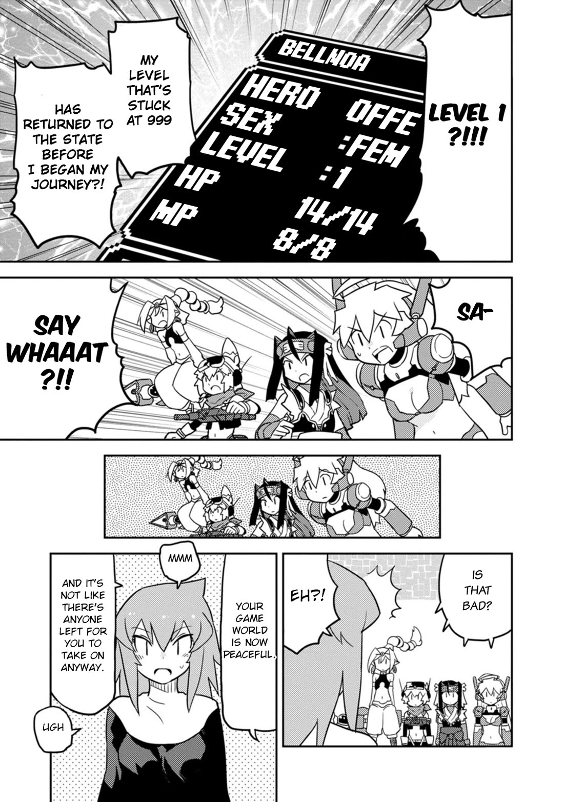 Choukadou Girls Chapter 68 page 5 - Chapter 68: The Great Hero is Level 1