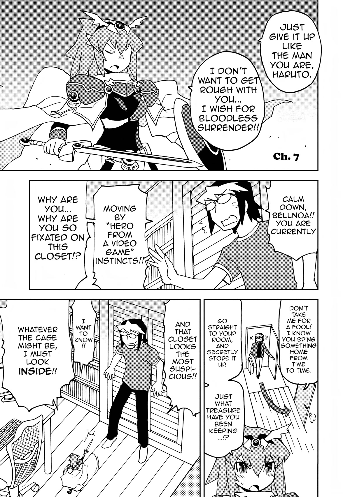 Choukadou Girls Chapter 7 page 1 - Chapter 7: No Way I'm A Pillow