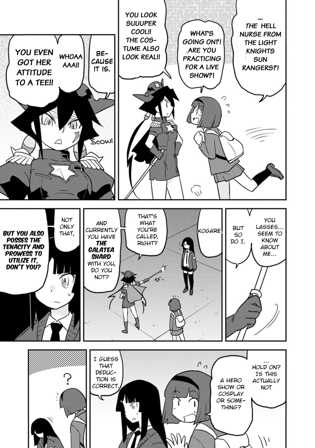 Choukadou Girls Chapter 73 page 11 - Chapter 73: Apparition Princess Oyayubi-Hime-Onna