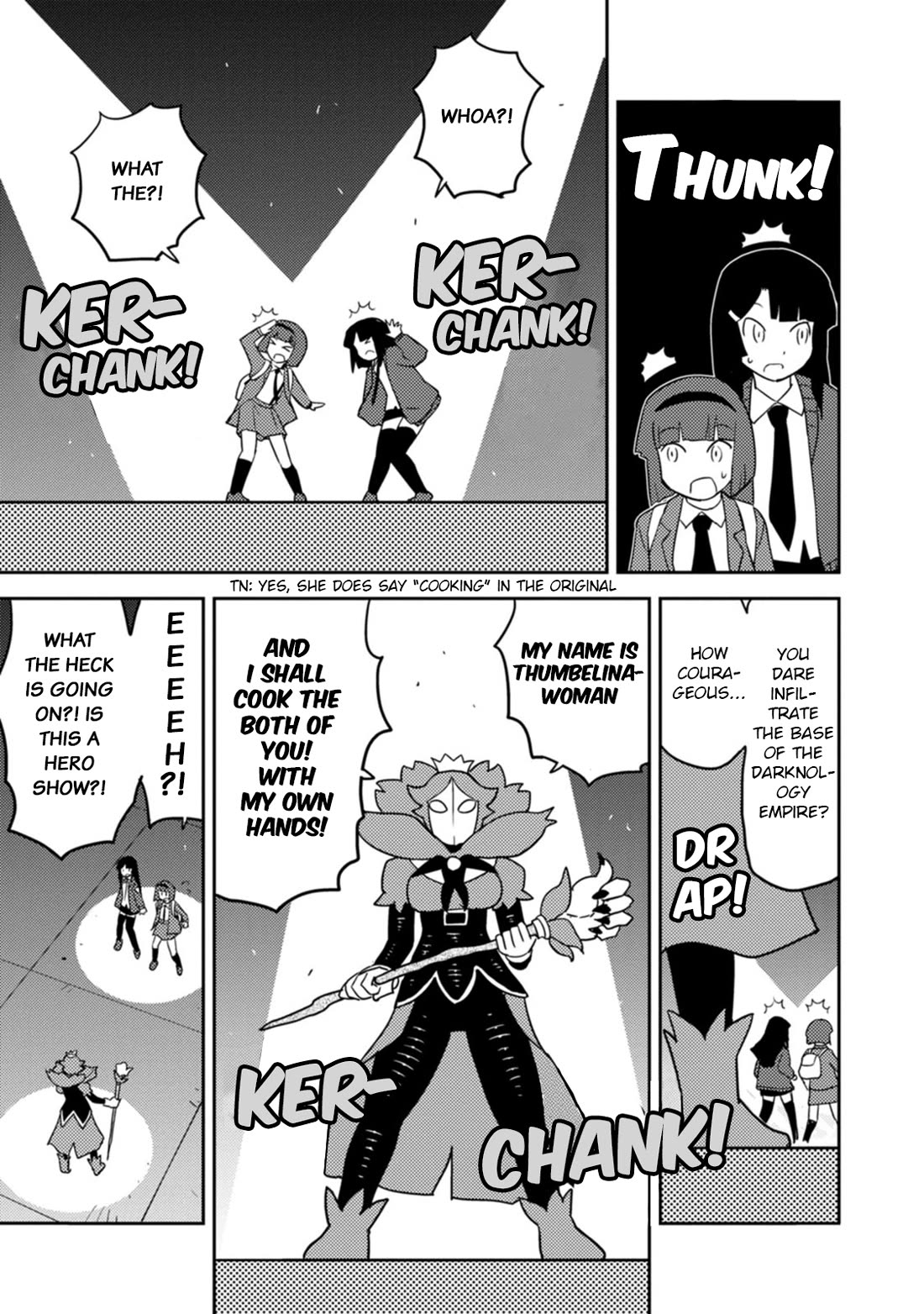 Choukadou Girls Chapter 73 page 9 - Chapter 73: Apparition Princess Oyayubi-Hime-Onna