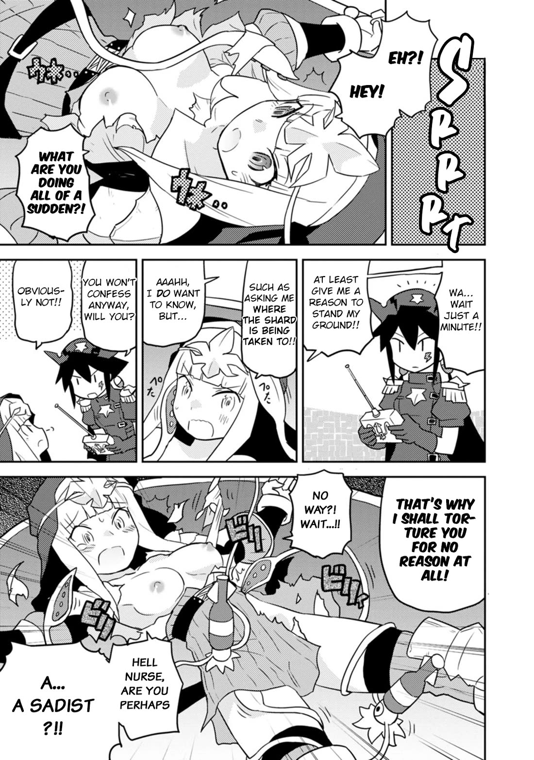 Choukadou Girls Chapter 74 page 11 - Chapter 74: Jeanne in Danger! The Hellish Trap of Hell Nurse