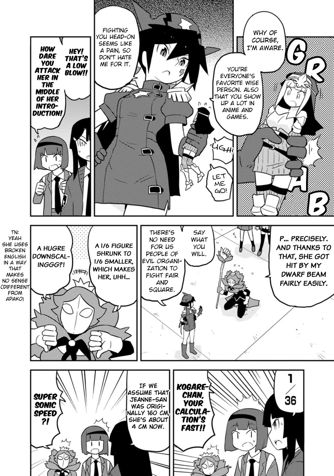 Choukadou Girls Chapter 74 page 4 - Chapter 74: Jeanne in Danger! The Hellish Trap of Hell Nurse