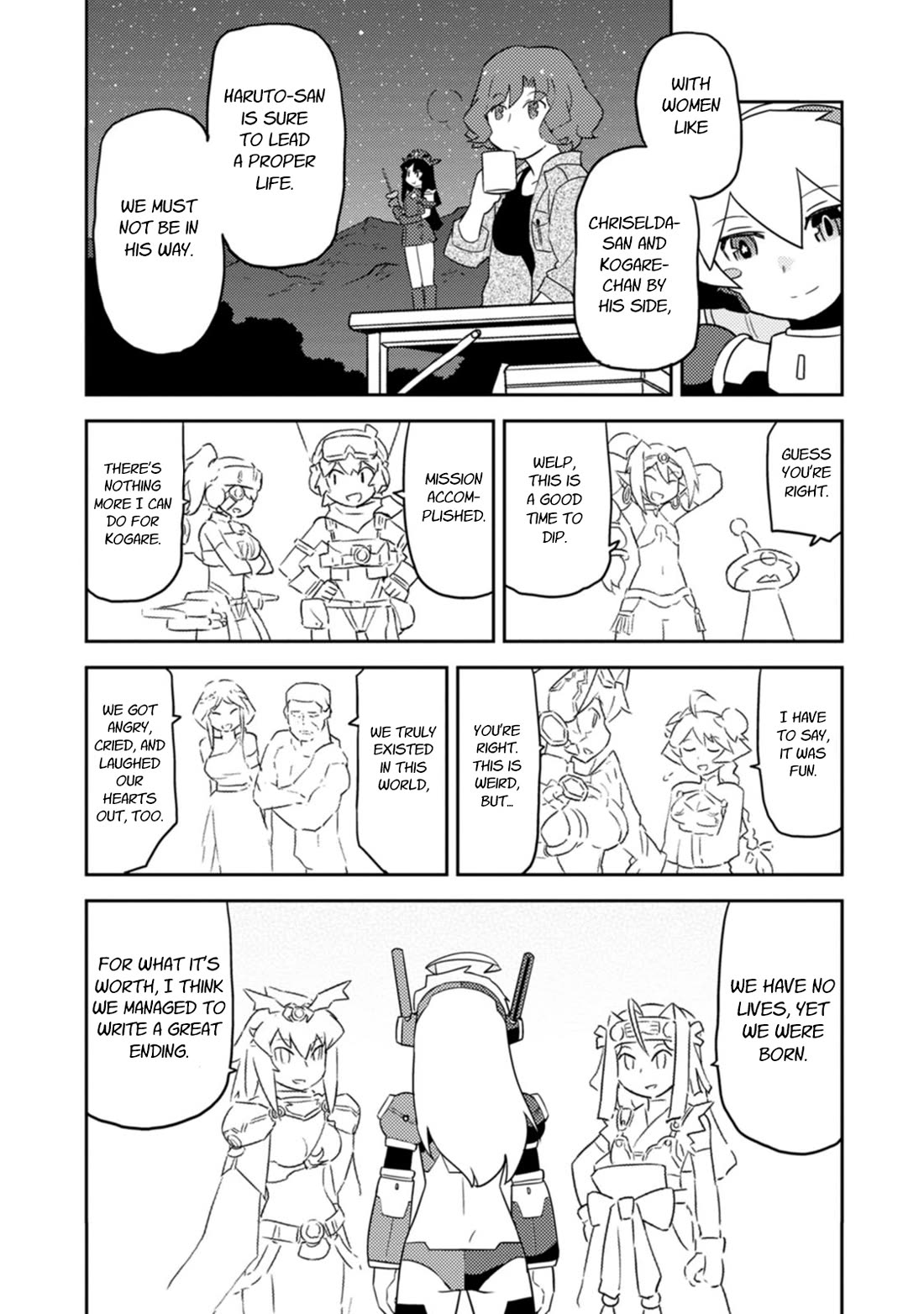 Choukadou Girls Chapter 81 page 6 - Chapter 81: Goodbye, Over Drive Girls [END]