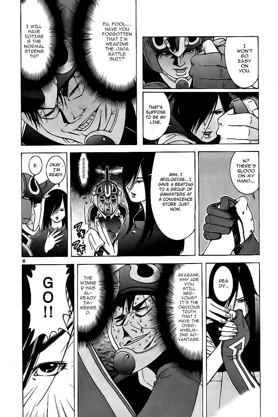 Choumukiryoku Sentai Japafive Chapter 4 page 9 - Chapter 4: Akabane-kun is Floating in the Skies