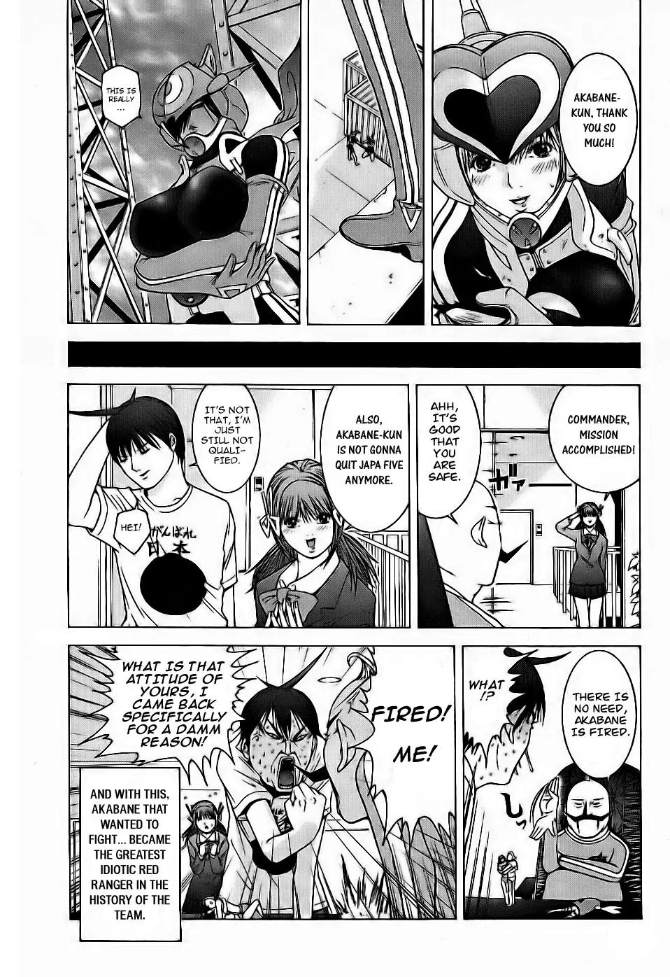 Choumukiryoku Sentai Japafive Chapter 5 page 11 - Chapter 5: Thank You ?