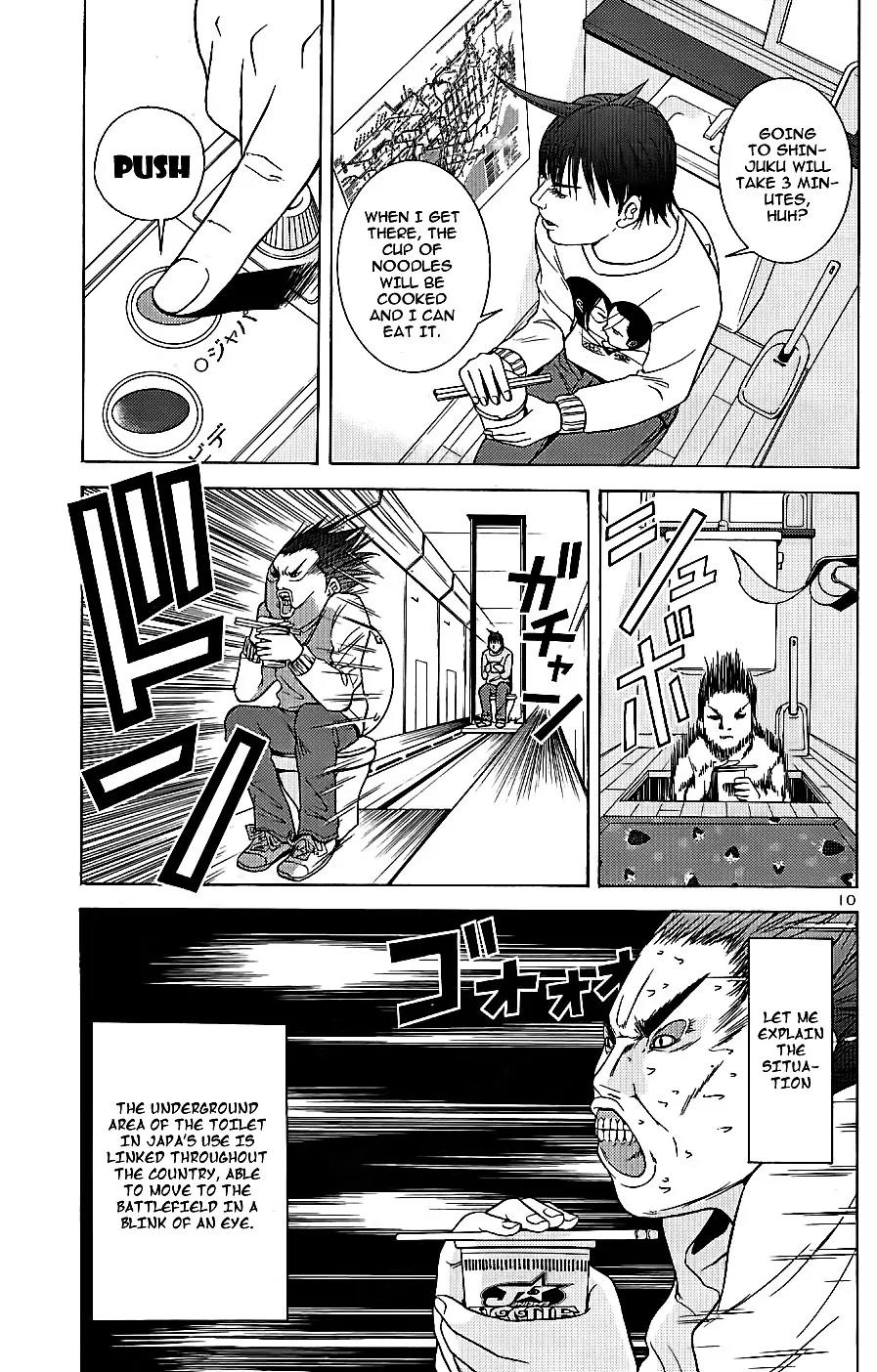 Choumukiryoku Sentai Japafive Chapter 6 page 12 - Chapter 6: Come Even If You Die Once!!