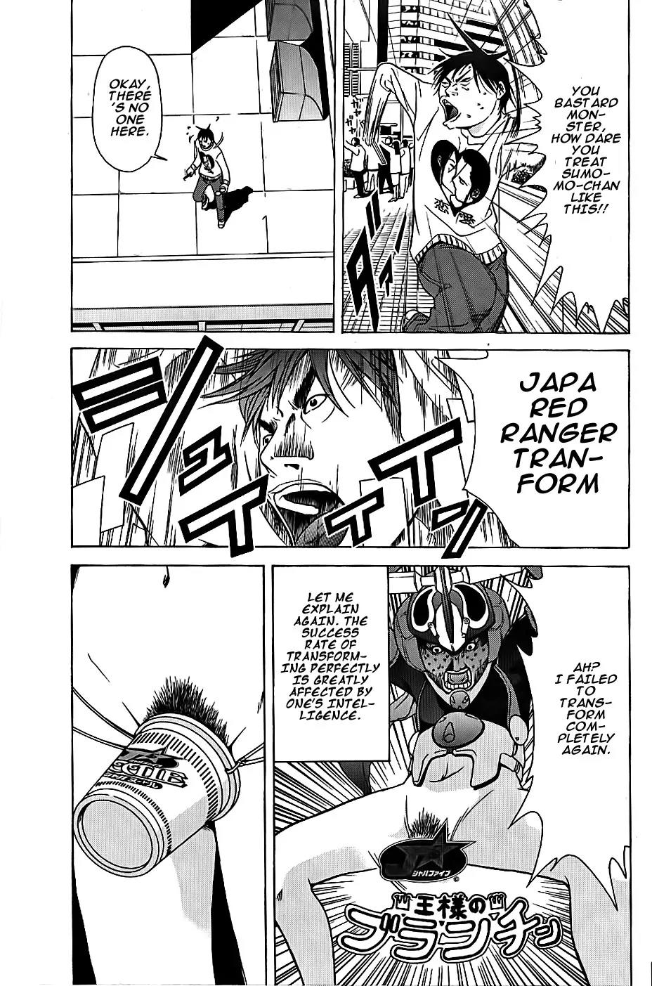 Choumukiryoku Sentai Japafive Chapter 6 page 14 - Chapter 6: Come Even If You Die Once!!
