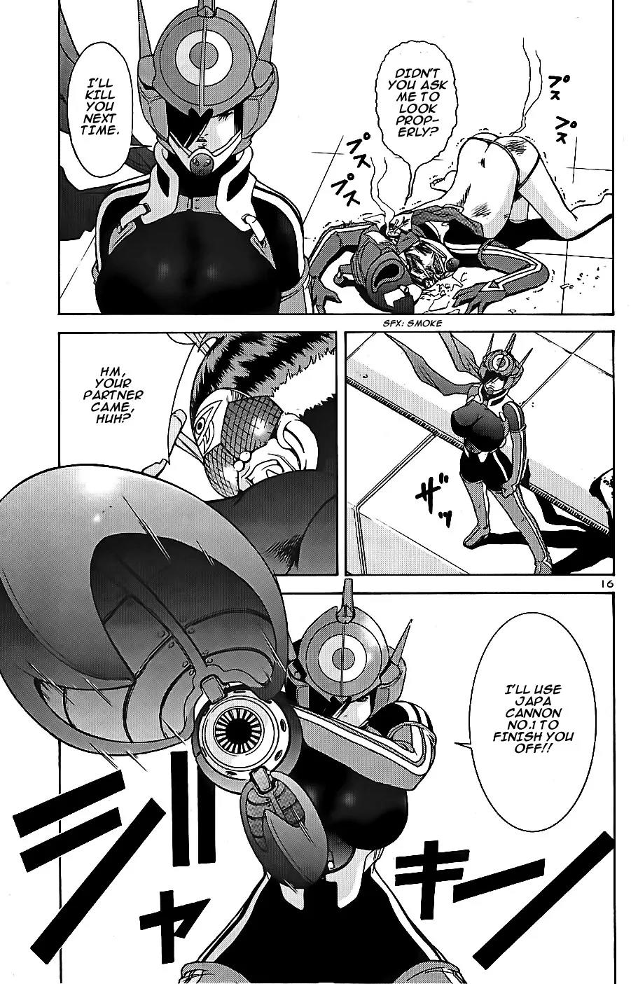 Choumukiryoku Sentai Japafive Chapter 6 page 17 - Chapter 6: Come Even If You Die Once!!
