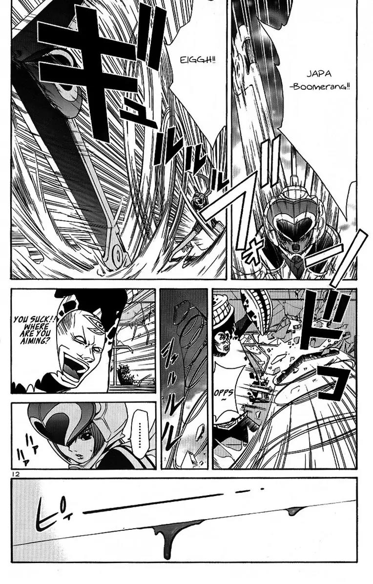 Choumukiryoku Sentai Japafive Chapter 7 page 13 - Chapter 7: Tamago Nioi - Smells Like Egg