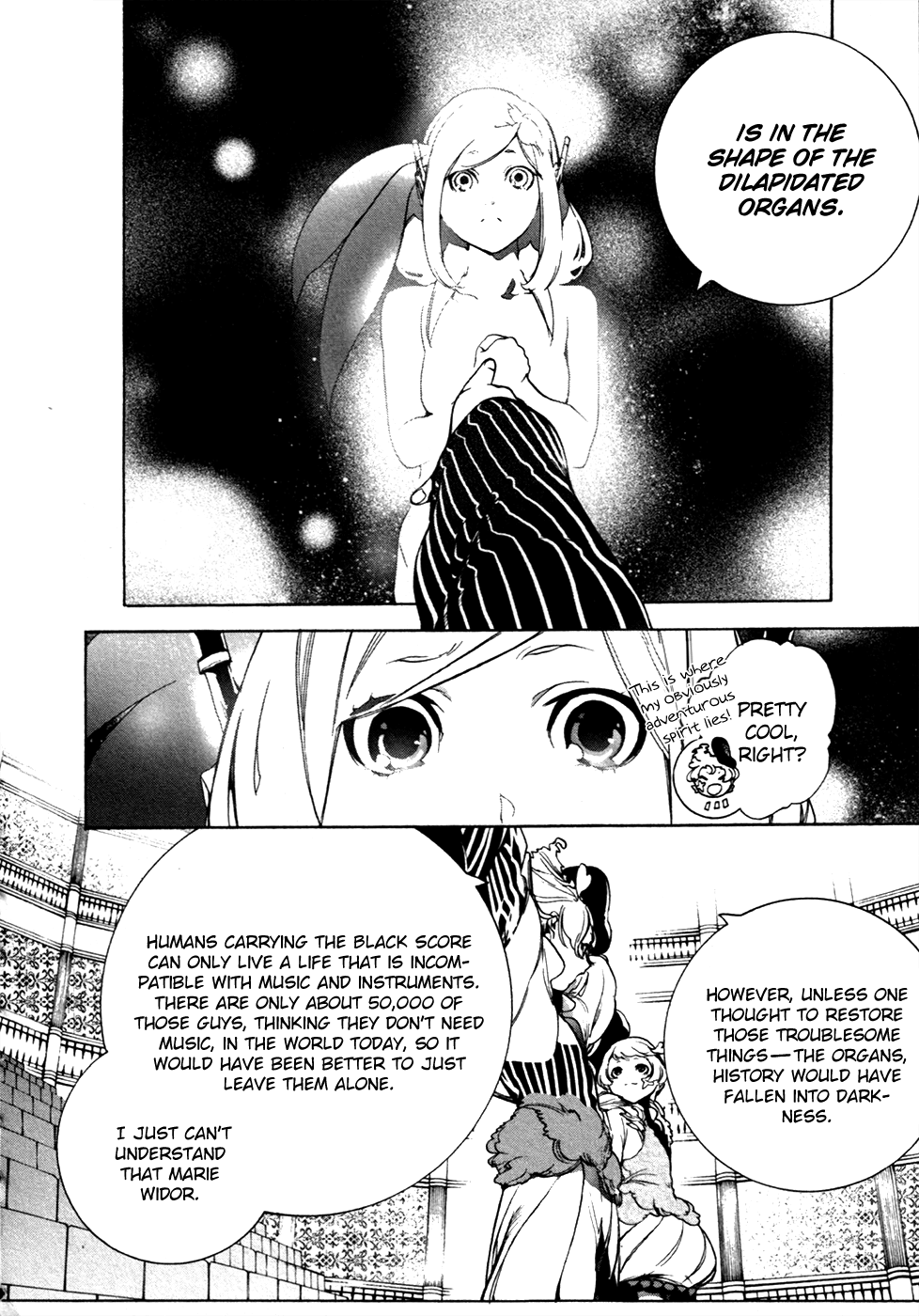 Chouritsu Houmuru Zyklus;Code Chapter 20 page 15 - Chapter 20: Music