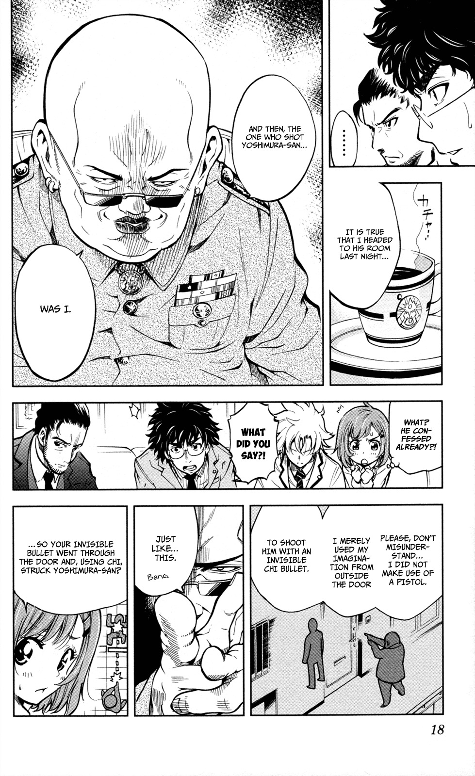 Chousuinou Kei - Makafushigi Jiken File Chapter 7 page 22 - Chapter 7: The Invisible Bullets, Part 1
