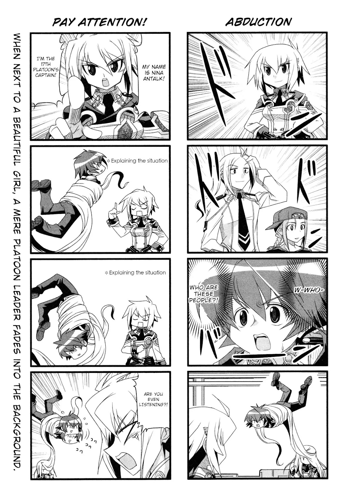 Chrome Shelled Regios Felli's Poem: a four frame comic strip Chapter 1 page 3 - Chapter 1