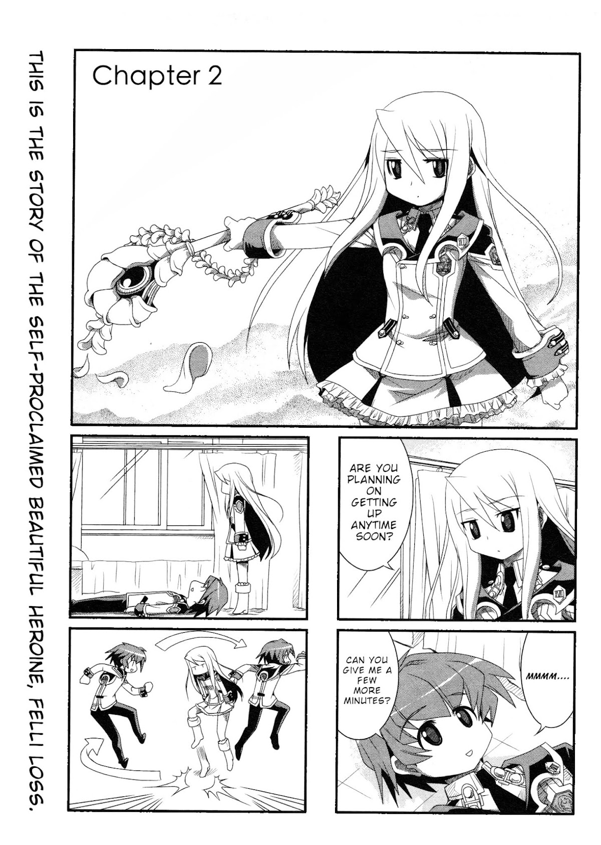 Chrome Shelled Regios Felli's Poem: a four frame comic strip Chapter 2 page 1 - Chapter 2