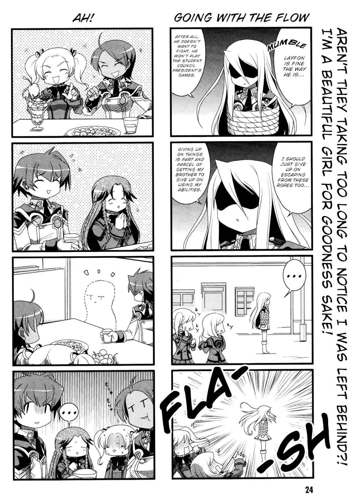 Chrome Shelled Regios Felli's Poem: a four frame comic strip Chapter 2 page 4 - Chapter 2