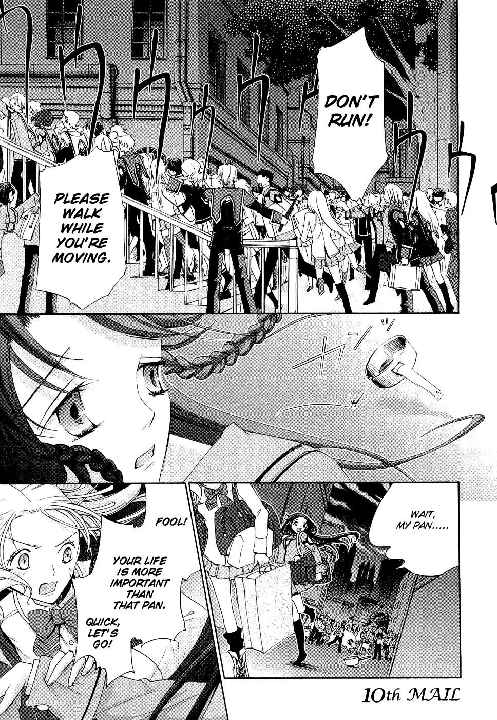 Chrome Shelled Regios: Missing Mail Chapter 10 page 1 - Chapter 10: 10th Mail
