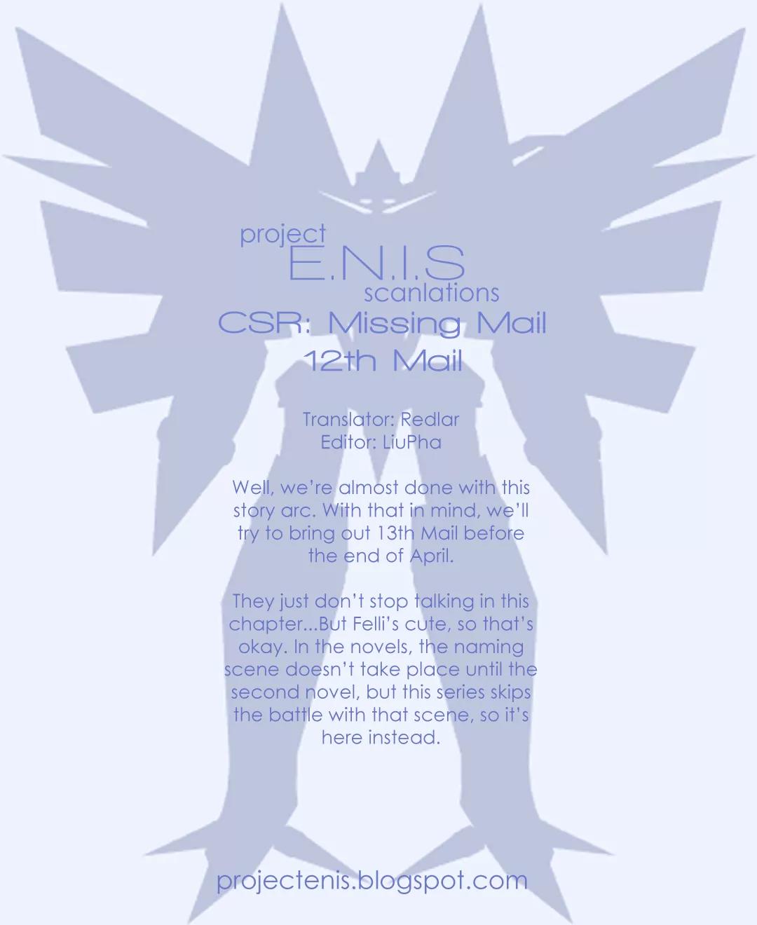Chrome Shelled Regios: Missing Mail Chapter 12 page 31 - Chapter 12: 12th Mail