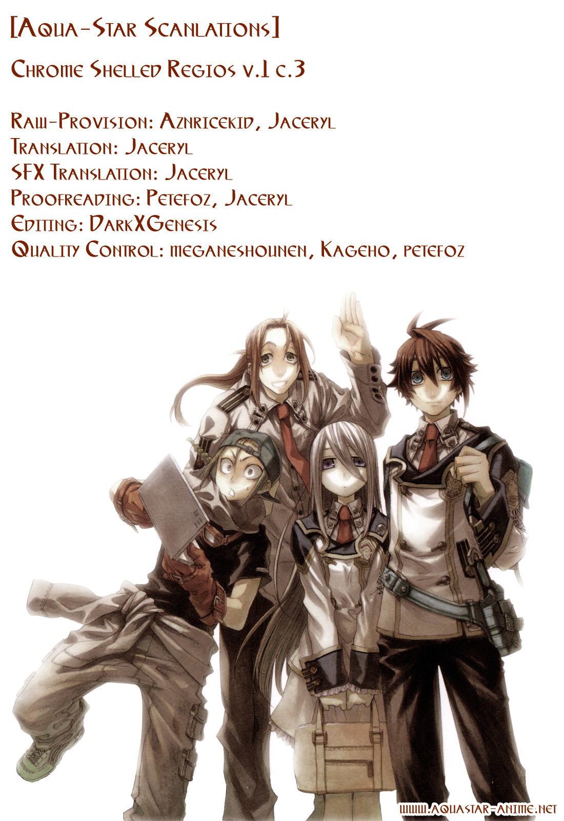 Chrome Shelled Regios Chapter 3 page 1 - Chapter 3: A Leader's Lesson