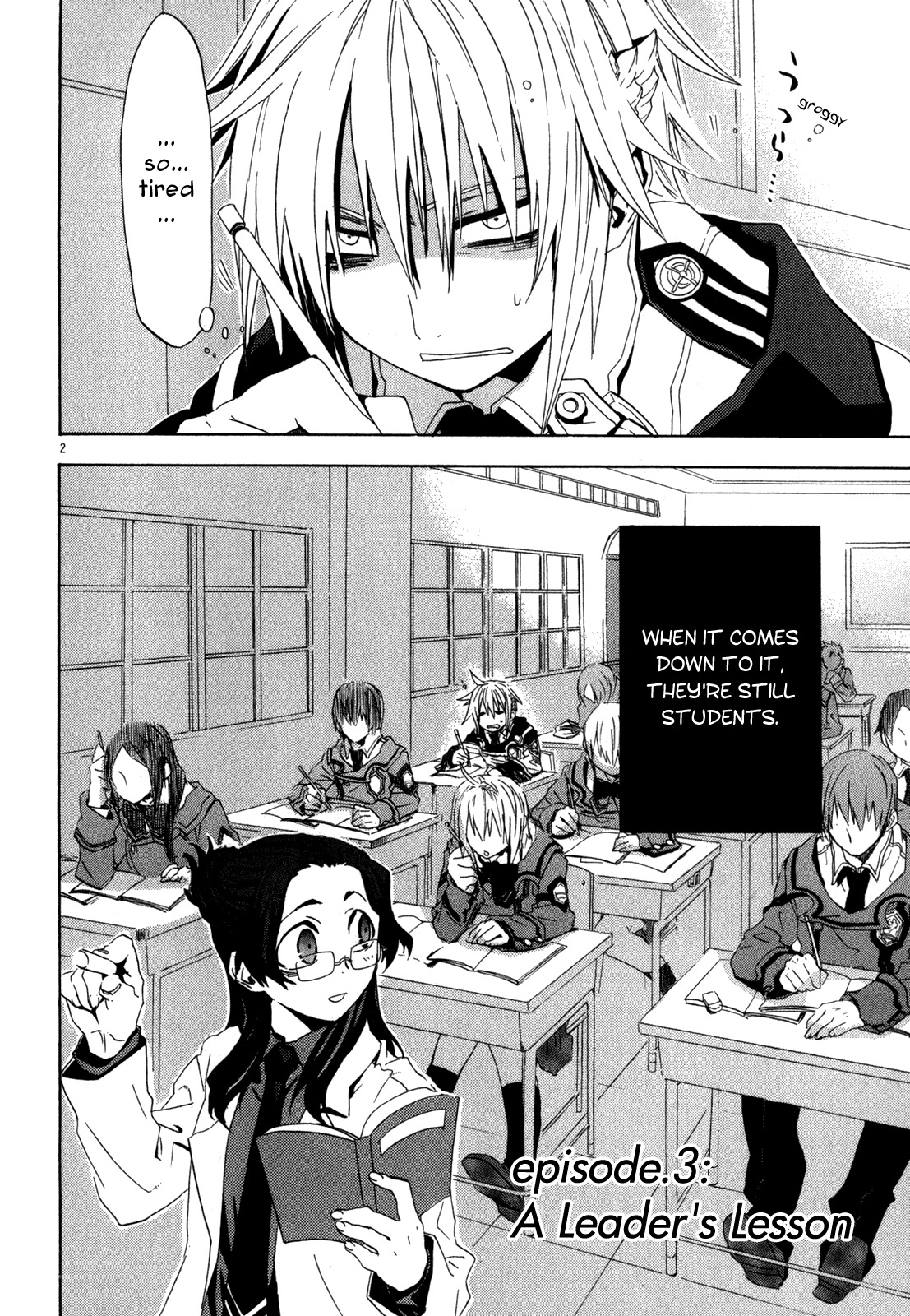 Chrome Shelled Regios Chapter 3 page 3 - Chapter 3: A Leader's Lesson