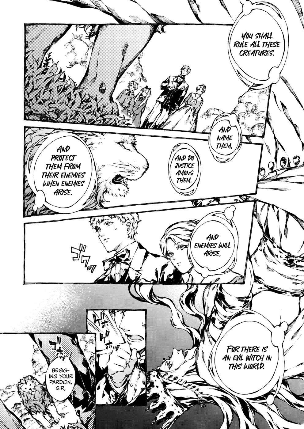 Chronicles of Narnia: The Magician's Nephew Chapter 22 page 25 - Chapter 22: Digory and His Uncle are Both in Trouble (2)