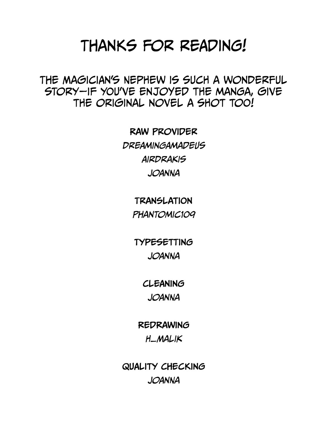 Chronicles of Narnia: The Magician's Nephew Chapter 29 page 30 - Chapter 29: The End of This Story and the Beginning of All the Others (1)