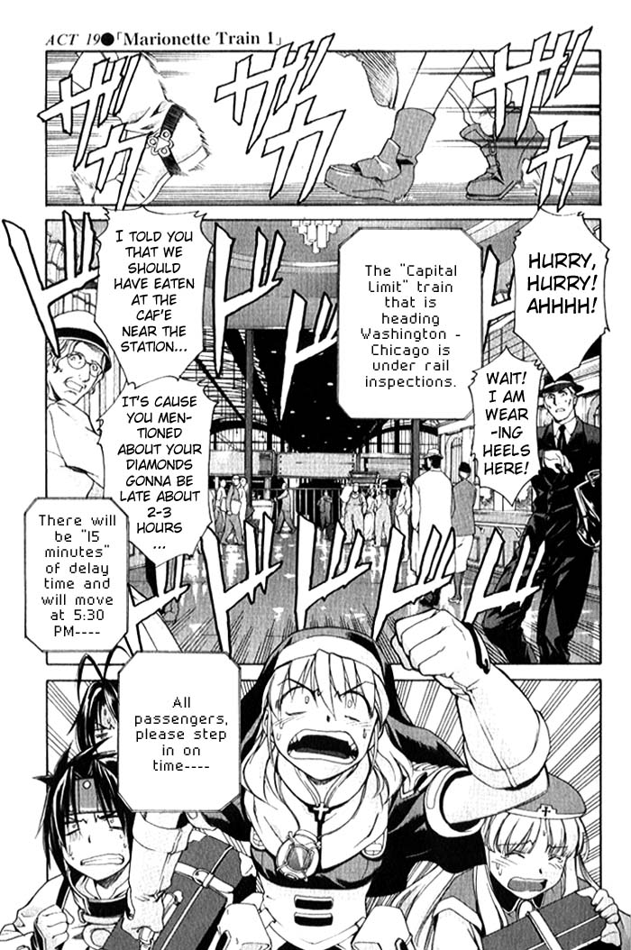 Chrono Crusade Chapter 19 page 1 - Chapter 19: Marionette Train 1