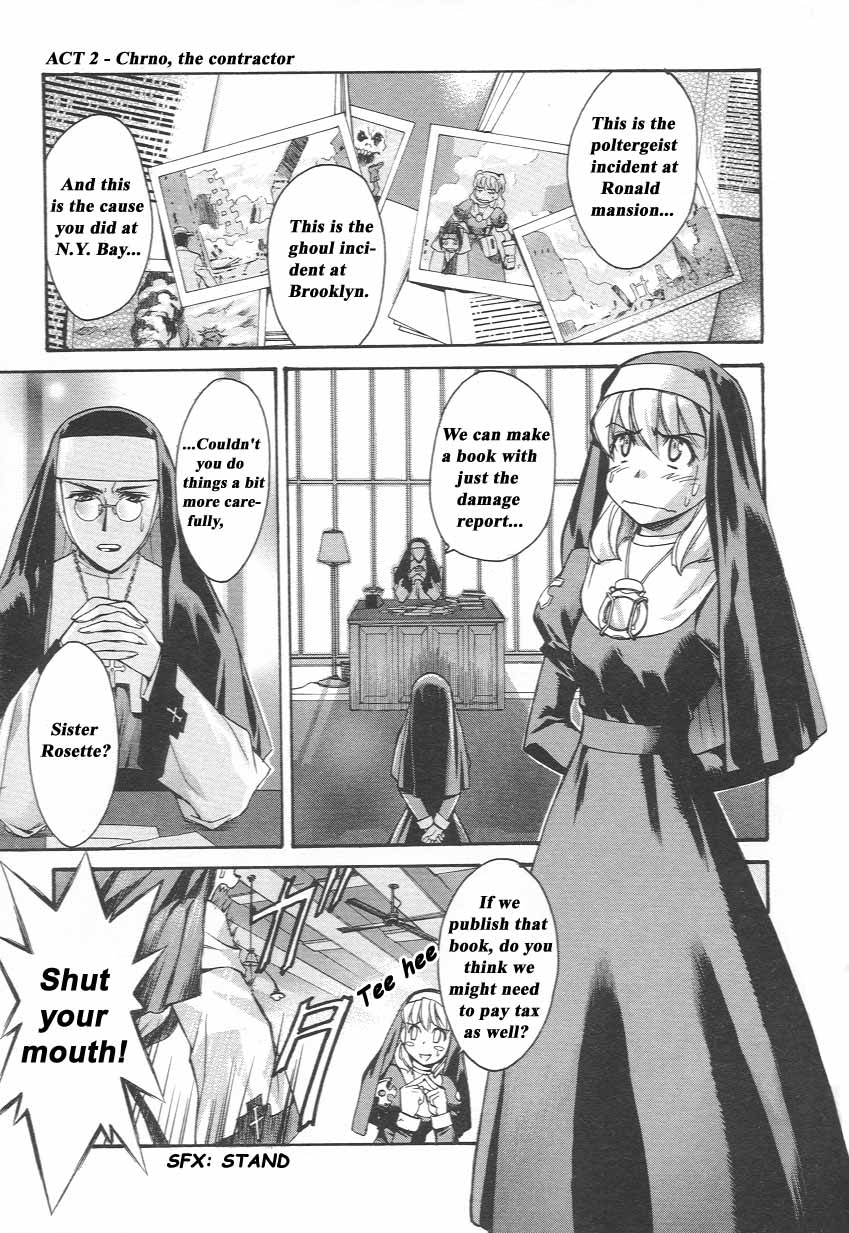 Chrono Crusade Chapter 2 page 1 - Chapter 2: Chrono, the Contractor