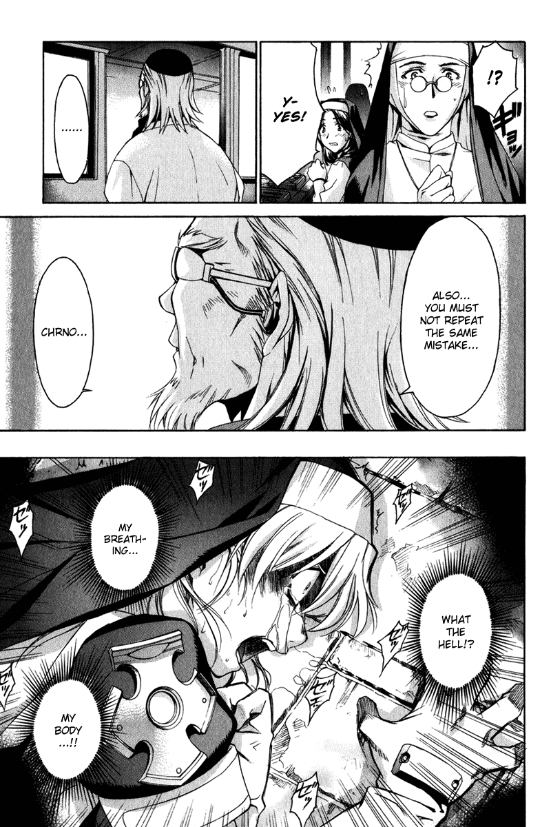 Chrono Crusade Chapter 30 page 17 - Chapter 30: Woken from a Nightmare, by an Alarm Clock Devil
