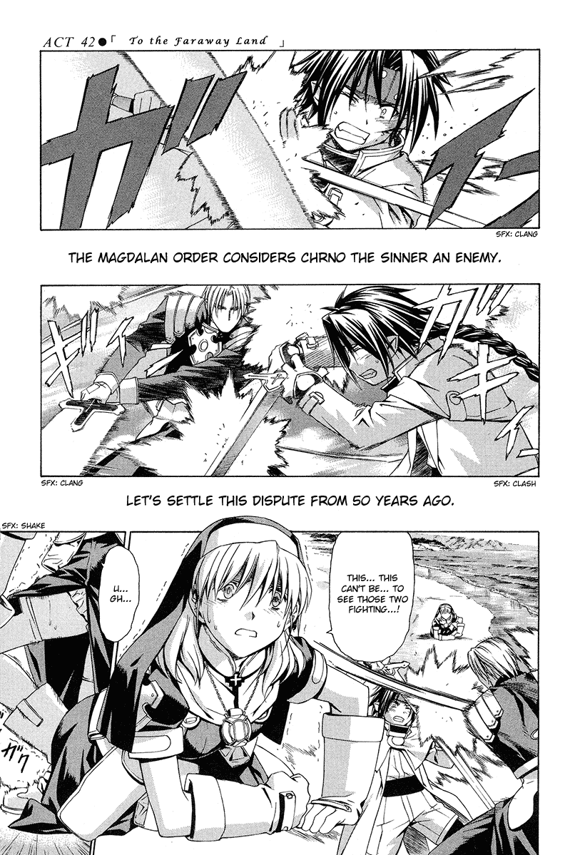 Chrono Crusade Chapter 42 page 1 - Chapter 42: To the Faraway Land