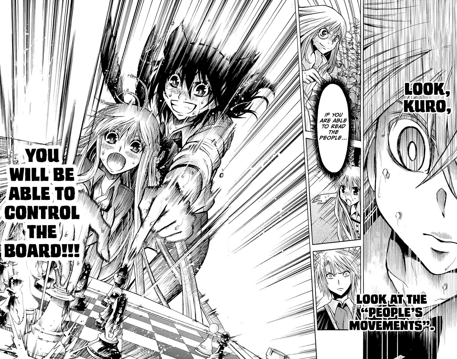 Chrono Monochrome Chapter 37 page 14 - Chapter 37: The Chess Connected to the Future