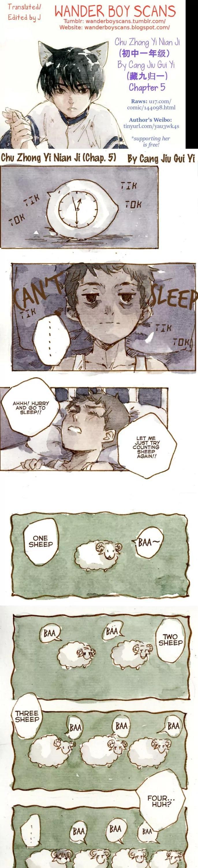 Chu Zhong Yi Nian Ji Chapter 5 page 1 - Chapter 5