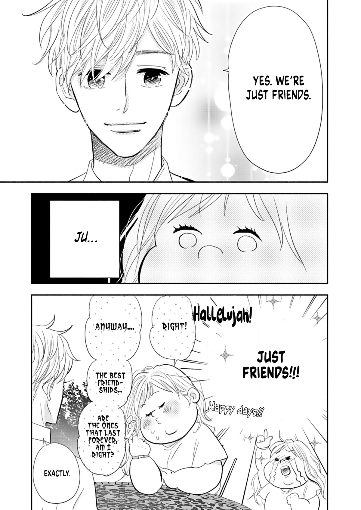 Chubby, Love and Mistakes! Chapter 19 page 23 - Chapter 19: She's just a friend, really.