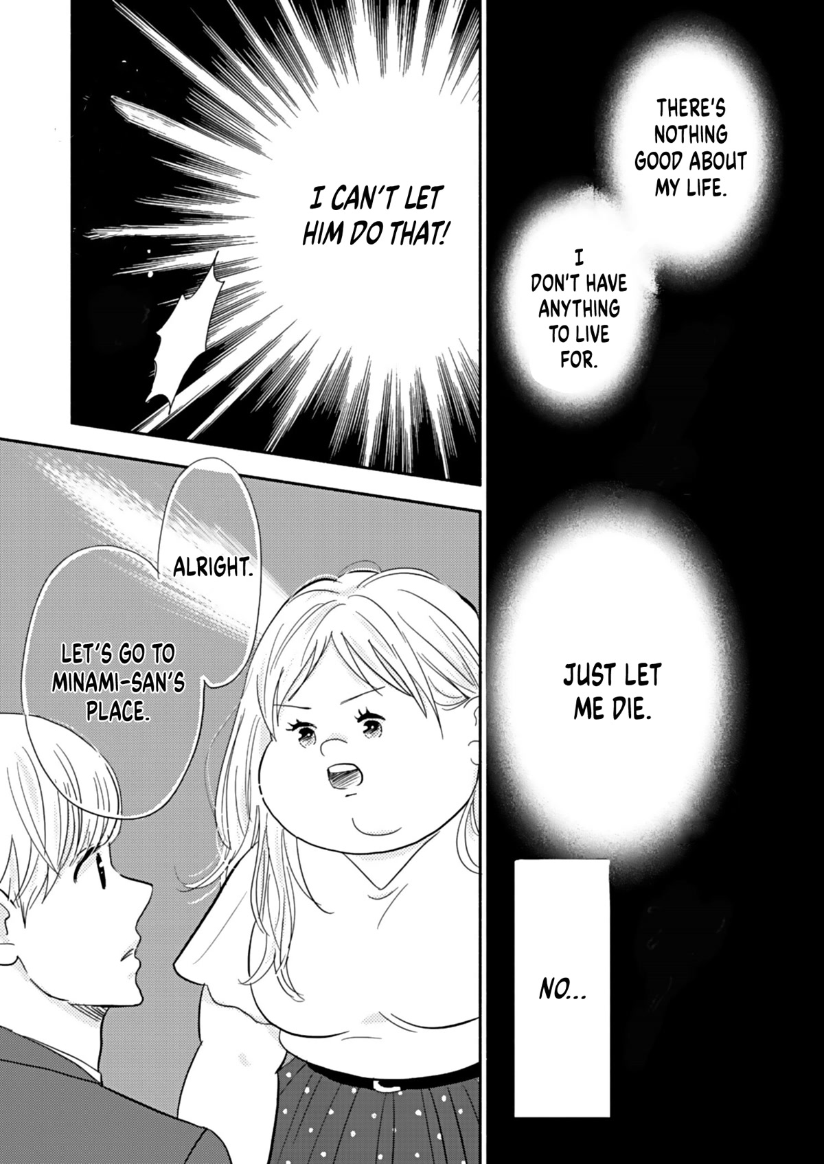 Chubby, Love and Mistakes! Chapter 20 page 13 - Chapter 20: Minami doesn't want to live anymore
