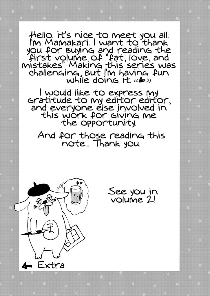 Chubby, Love and Mistakes! Chapter 6 page 1 - Chapter 6: Extra