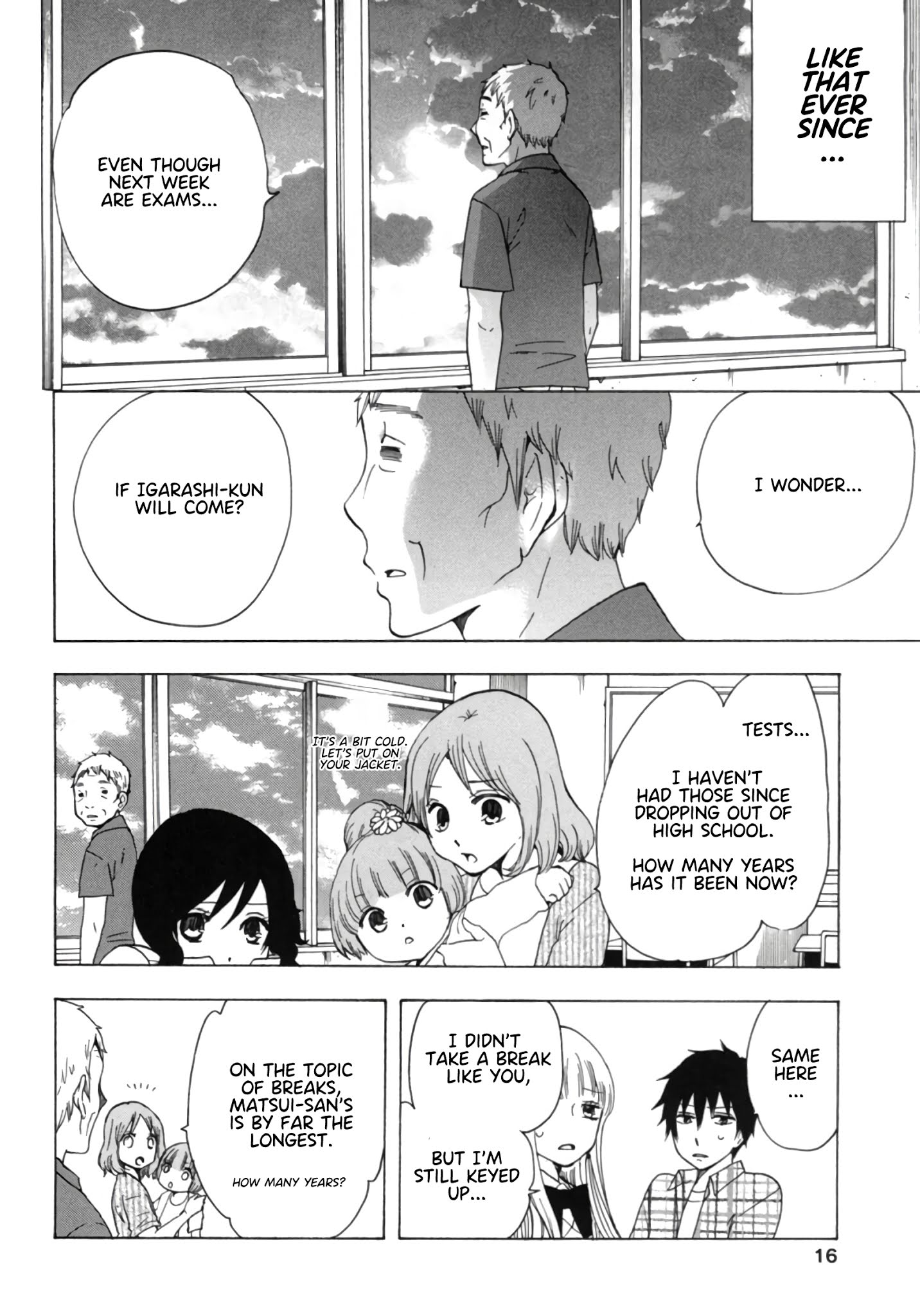 Chuusotsu Worker kara Hajimeru Koukou Seikatsu Chapter 13 page 18 - Chapter 13: The day of the exam