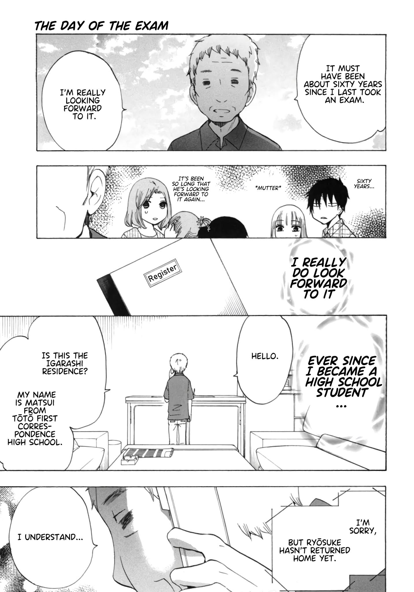 Chuusotsu Worker kara Hajimeru Koukou Seikatsu Chapter 13 page 19 - Chapter 13: The day of the exam