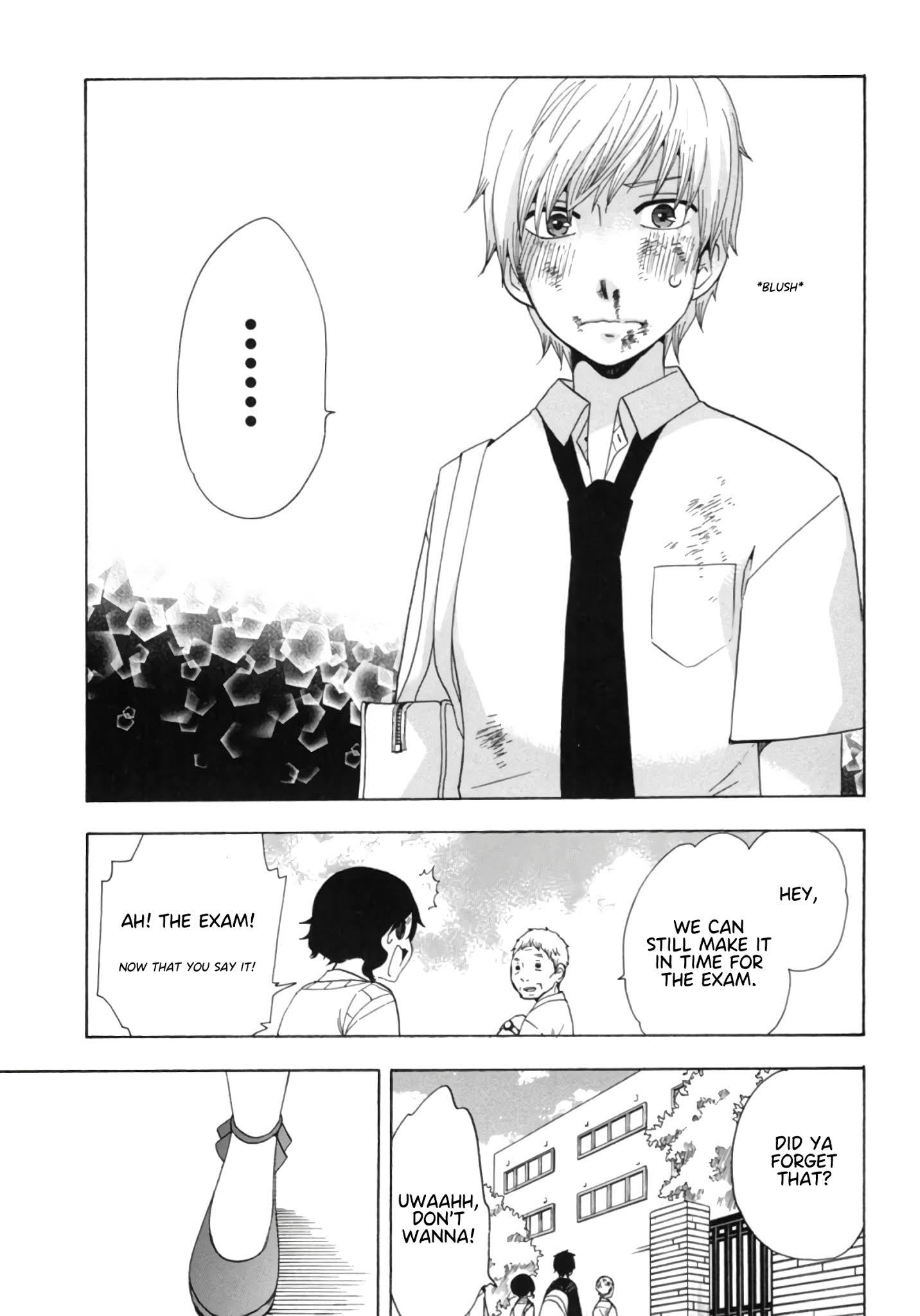 Chuusotsu Worker kara Hajimeru Koukou Seikatsu Chapter 13 page 39 - Chapter 13: The day of the exam