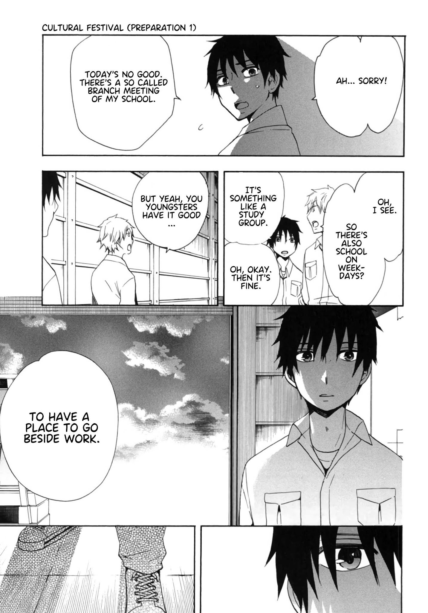 Chuusotsu Worker kara Hajimeru Koukou Seikatsu Chapter 14 page 29 - Chapter 14: Cultural festival (Preparation 1)