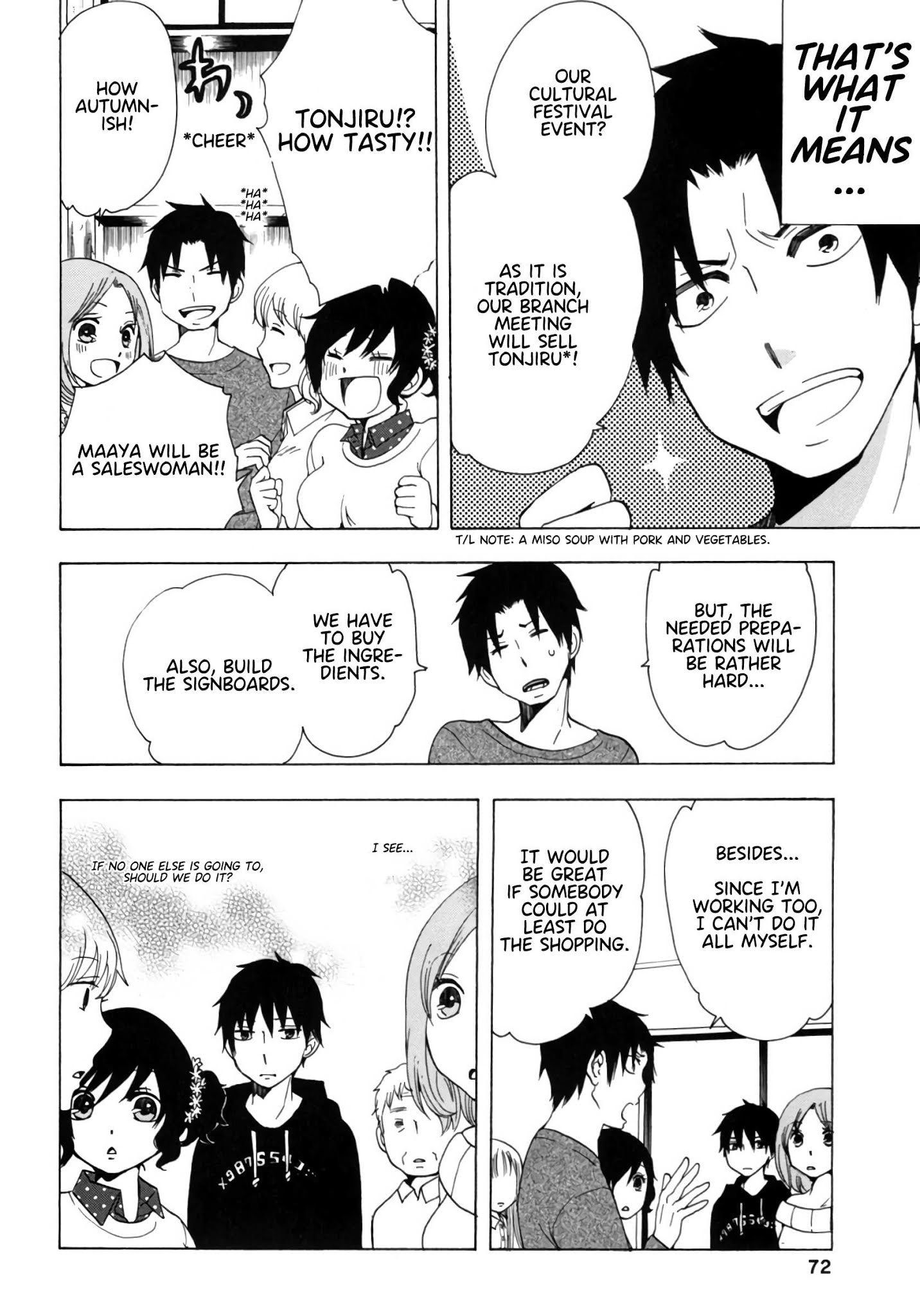 Chuusotsu Worker kara Hajimeru Koukou Seikatsu Chapter 14 page 32 - Chapter 14: Cultural festival (Preparation 1)
