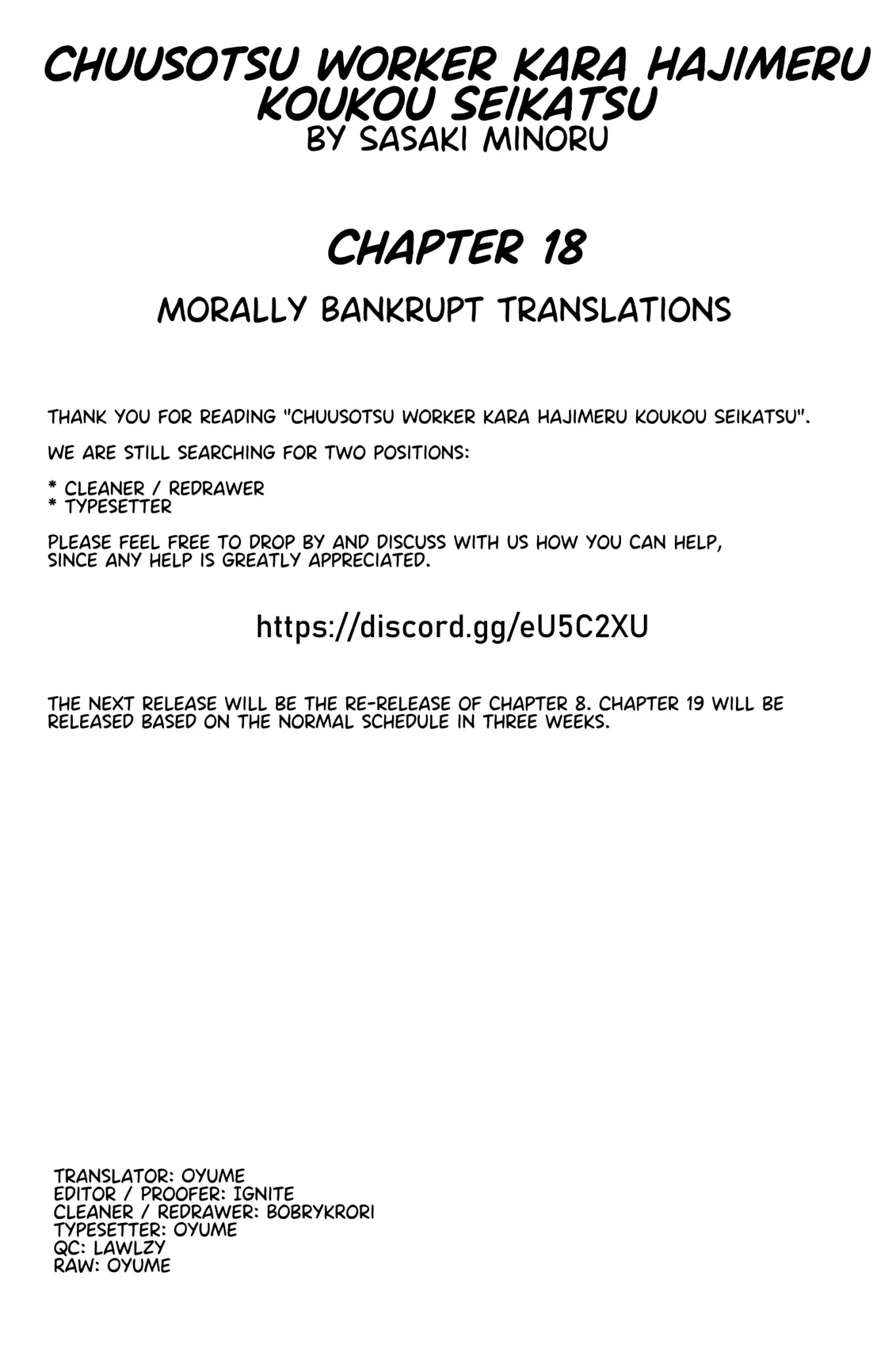 Chuusotsu Worker kara Hajimeru Koukou Seikatsu Chapter 18 page 46 - Chapter 18