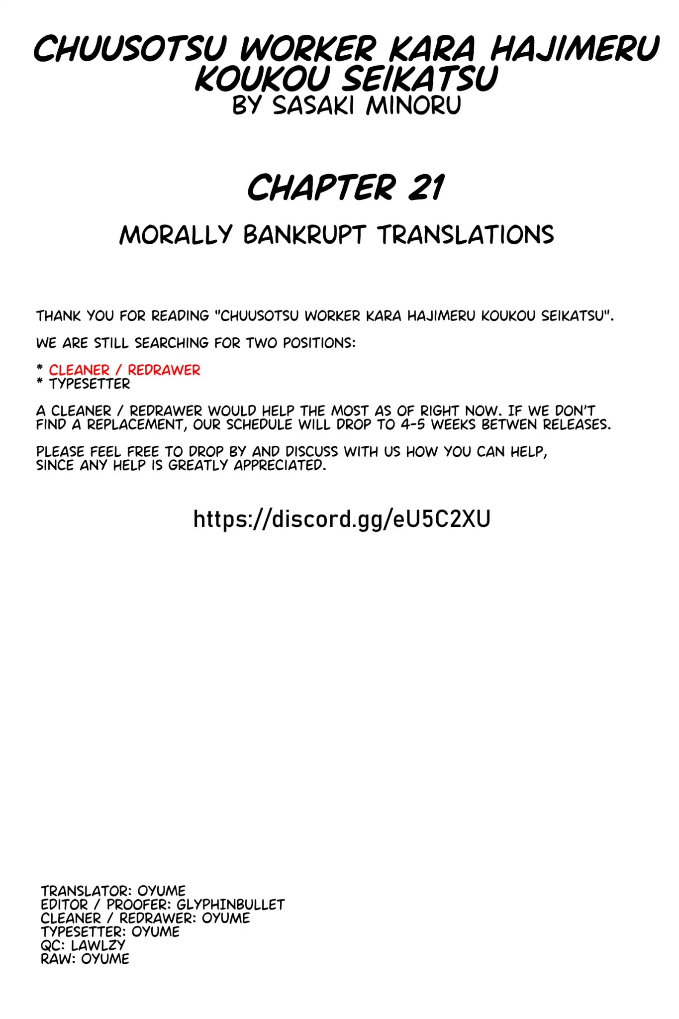 Chuusotsu Worker kara Hajimeru Koukou Seikatsu Chapter 21 page 47 - Chapter 21