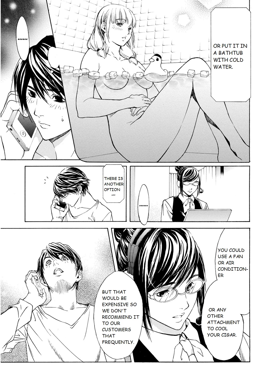 Cigar Holic Chapter 3 page 11 - Chapter 3: Warning Message