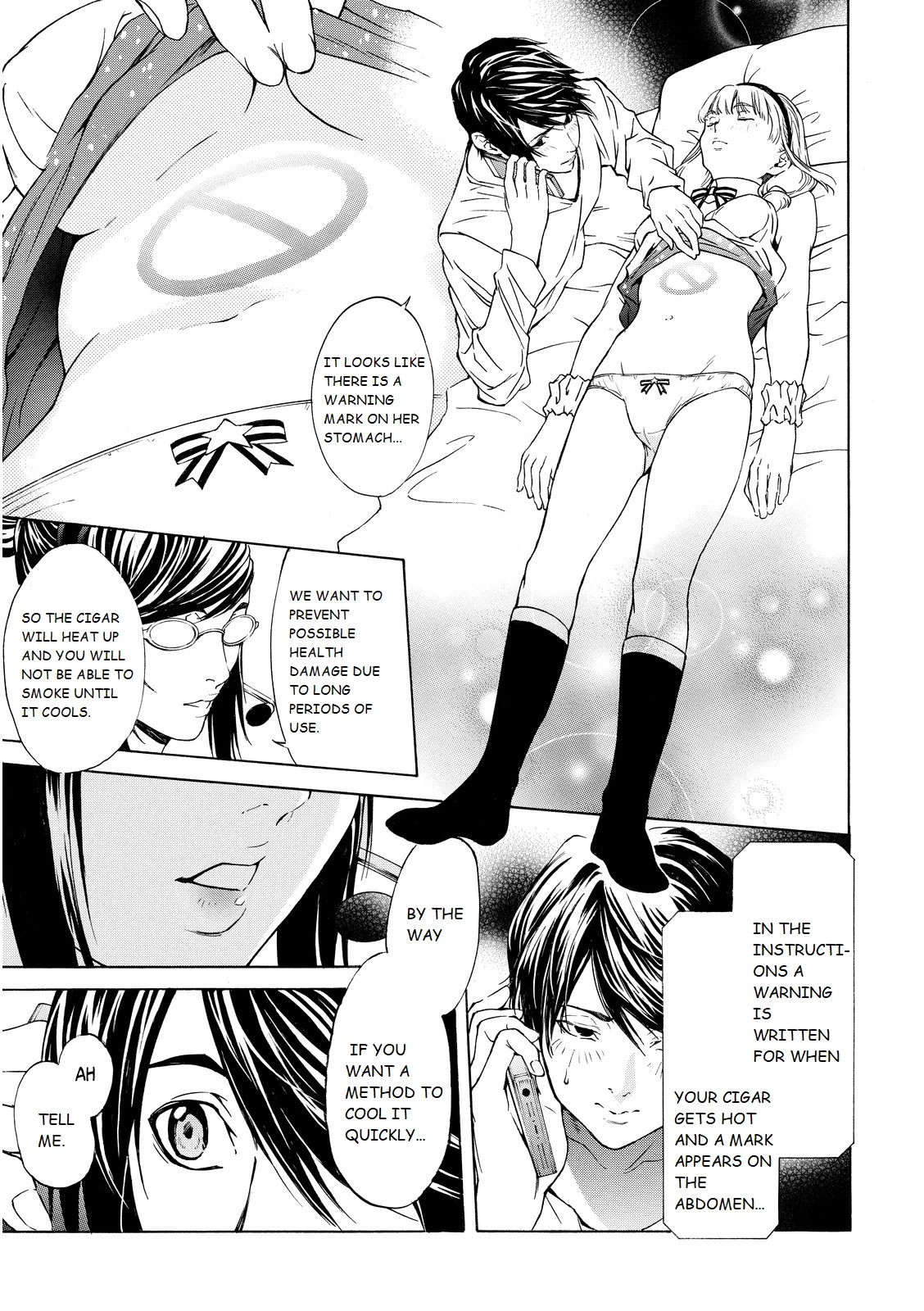Cigar Holic Chapter 3 page 9 - Chapter 3: Warning Message