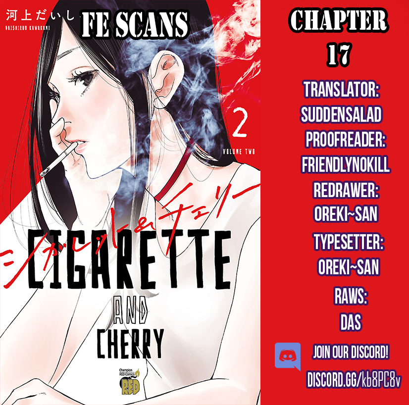 Cigarette & Cherry Chapter 17 page 1 - Chapter 17: One more time