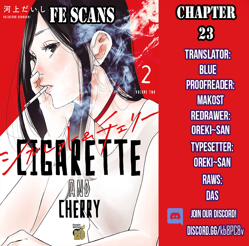 Cigarette & Cherry Chapter 23 page 1 - Chapter 23: The Secret meeting