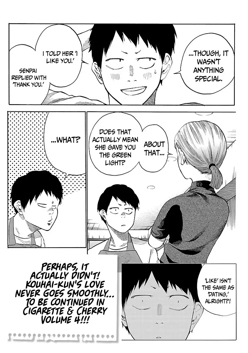 Cigarette & Cherry Chapter 36 page 21 - Chapter 36: Now's Okay